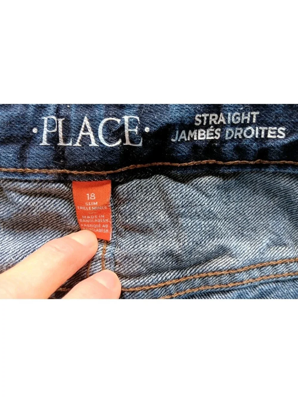 Lot Of 3 Pair Bundle Jeans Teen Boys Sz 16-18 Children's Place